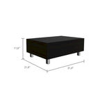 FM Furniture Boston Lift Top Coffee Table with Hidden Storage Compartment