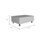 FM Furniture Boston Lift Top Coffee Table with Hidden Storage Compartment