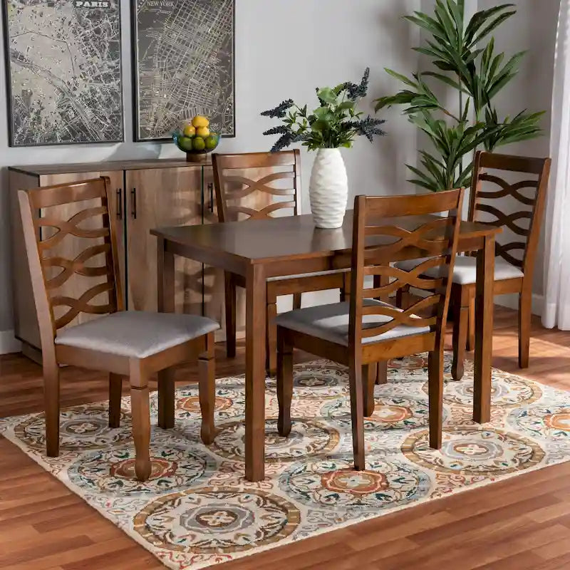 Lanier Modern and Contemporary 5-Piece Dining Set