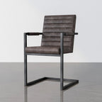 Vendrie Modern Metal Upholstered Dining Chairs by Furniture of America (Set of 2)