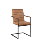 Vendrie Modern Metal Upholstered Dining Chairs by Furniture of America (Set of 2)