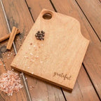Novica Handmade Vibrant Delicacies Wood Cutting Board