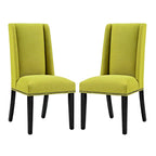 Modway Baron Fabric Upholstered Dining Chairs (Set of 2)