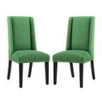 Modway Baron Fabric Upholstered Dining Chairs (Set of 2)