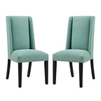 Modway Baron Fabric Upholstered Dining Chairs (Set of 2)
