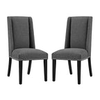 Modway Baron Fabric Upholstered Dining Chairs (Set of 2)