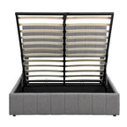 Mordern Upholstered Platform bed with a Hydraulic Storage System