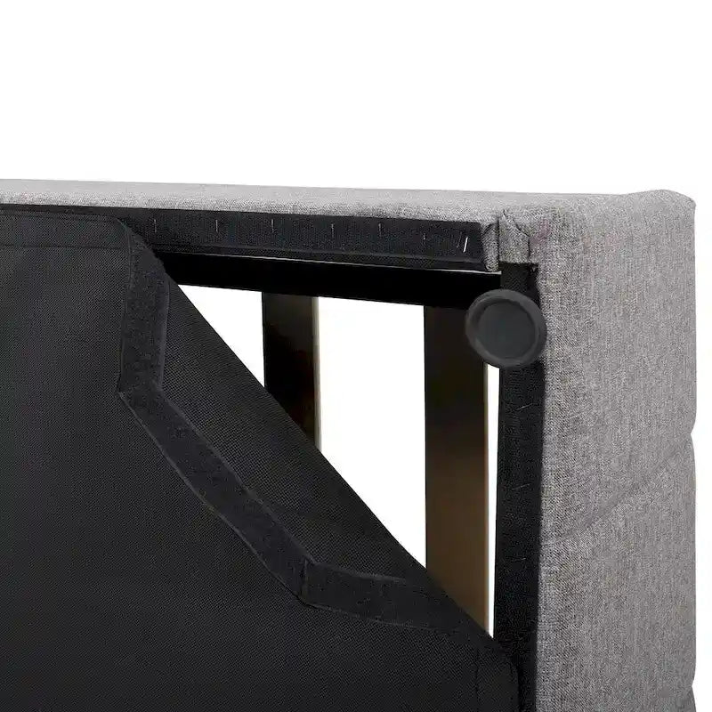 Mordern Upholstered Platform bed with a Hydraulic Storage System