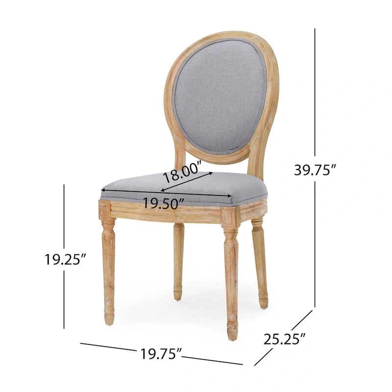 Phinnaeus French Country Dining Chairs (Set of 4) by Christopher Knight Home