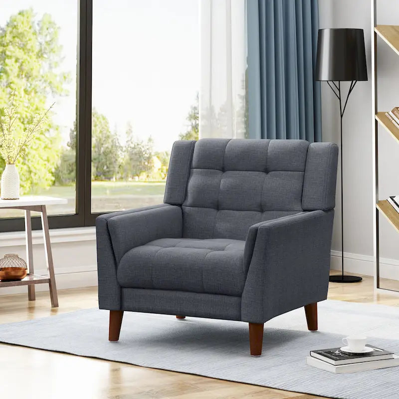 Candace Mid-century Modern Armchair by Christopher Knight Home - 32.28W x 31.50L x 32.68H