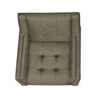 Candace Mid-century Modern Armchair by Christopher Knight Home - 32.28W x 31.50L x 32.68H
