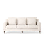 Elliston Fabric Contemporary 3-seater Sofa with Accent Pillows by Christopher Knight Home