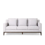 Elliston Fabric Contemporary 3-seater Sofa with Accent Pillows by Christopher Knight Home