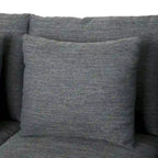 Elliston Fabric Contemporary 3-seater Sofa with Accent Pillows by Christopher Knight Home