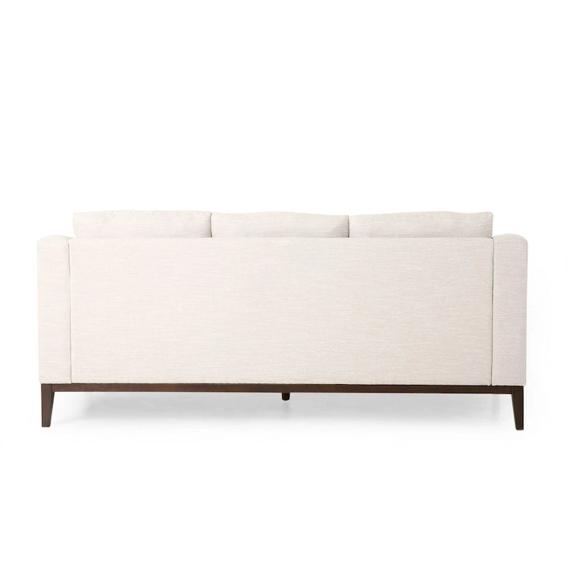 Elliston Fabric Contemporary 3-seater Sofa with Accent Pillows by Christopher Knight Home