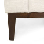 Elliston Fabric Contemporary 3-seater Sofa with Accent Pillows by Christopher Knight Home