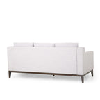 Elliston Fabric Contemporary 3-seater Sofa with Accent Pillows by Christopher Knight Home
