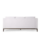 Elliston Fabric Contemporary 3-seater Sofa with Accent Pillows by Christopher Knight Home