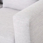 Elliston Fabric Contemporary 3-seater Sofa with Accent Pillows by Christopher Knight Home