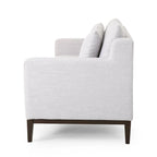 Elliston Fabric Contemporary 3-seater Sofa with Accent Pillows by Christopher Knight Home