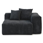 143 inch Sofa Couch- Deep Seat Sofa with 5 Pillows, 3 Seater Couch with Corduroy Fabric, Modern Sofas for Living Room
