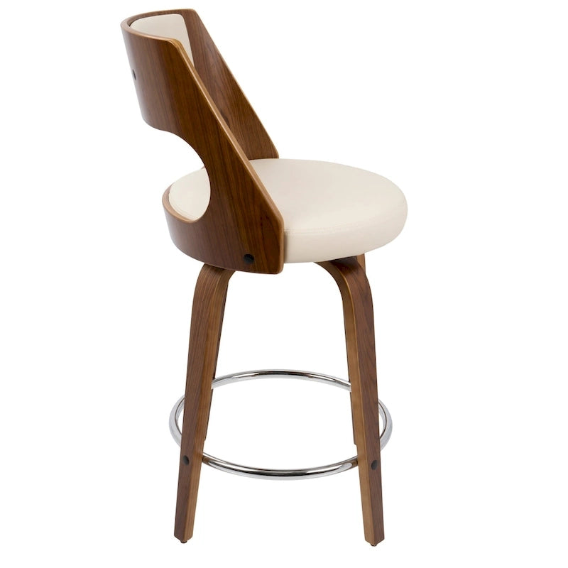 Carson Carrington Alingsas Mid-century Modern Counter Stool (Set of 2)