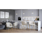Silver Orchid Harding Velvet Counter Stool (Set of 2)