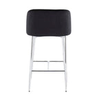 Silver Orchid Harding Velvet Counter Stool (Set of 2)