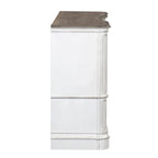 Magnolia Manor Antique White Weathered Bark 9 Drawer Dresser