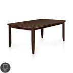 Furniture of America Betsy Espresso 78-inch Wood Expandable Dining Table