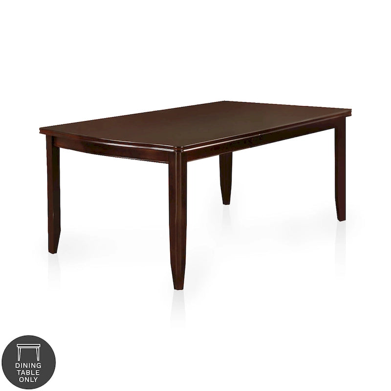 Furniture of America Betsy Espresso 78-inch Wood Expandable Dining Table