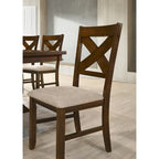 Roundhill Furniture Karven Solid Wood Dining Chairs (Set of 2)