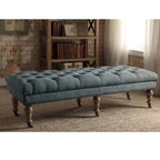 Copper Grove Pereiaslav 62-inch Tufted Light Blue Bench