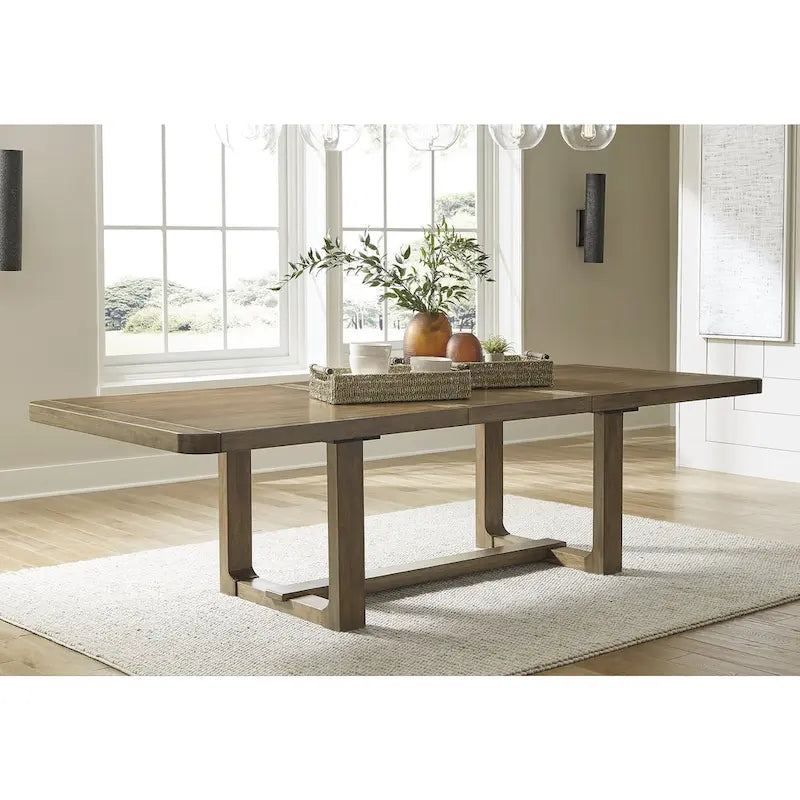 Signature Design by Ashley Cabalynn Brown Dining Extension Table - 46W x 108D x 30H
