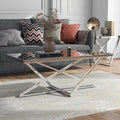 Marchat Glam Chrome 47-inch Mirror Top Coffee Table by Furniture of America