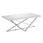 Marchat Glam Chrome 47-inch Mirror Top Coffee Table by Furniture of America