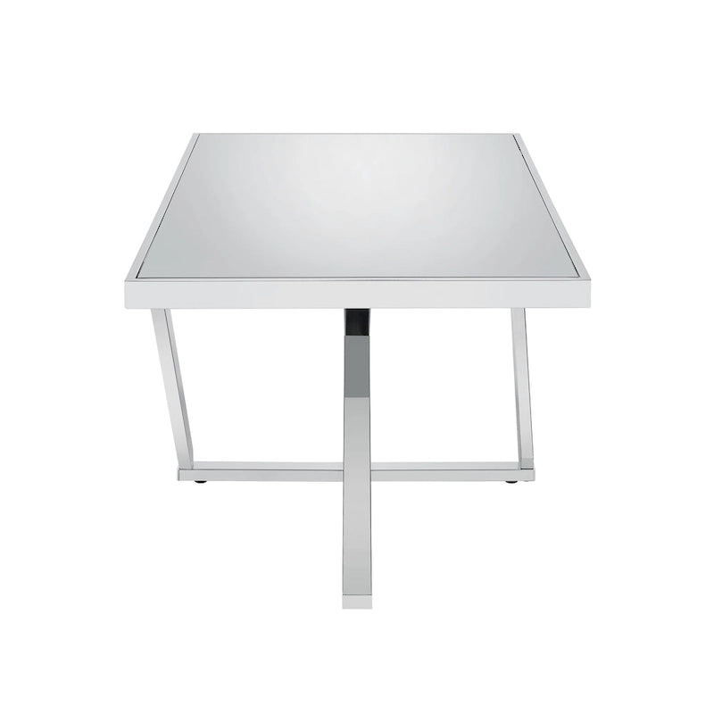 Marchat Glam Chrome 47-inch Mirror Top Coffee Table by Furniture of America