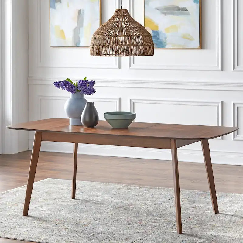 Simple Living Wave Butterfly-Leaf Dining Table