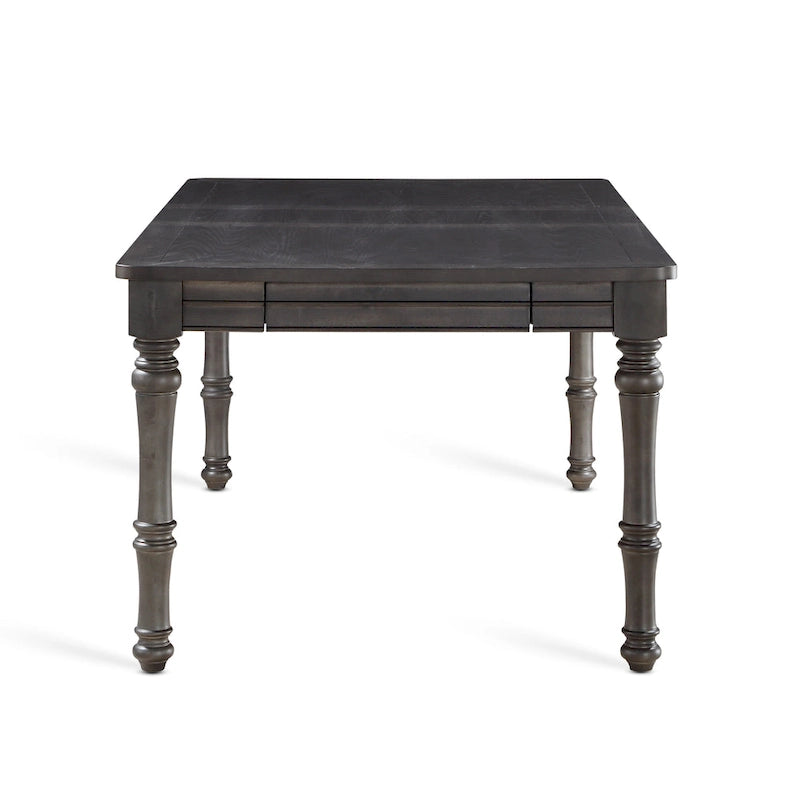 Steve Silver Lockwood 80-Inch Wooden Dining Table - Grey