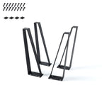 Home Soft Things Trapezoid Shape Table Legs - Set of 4 Pieces