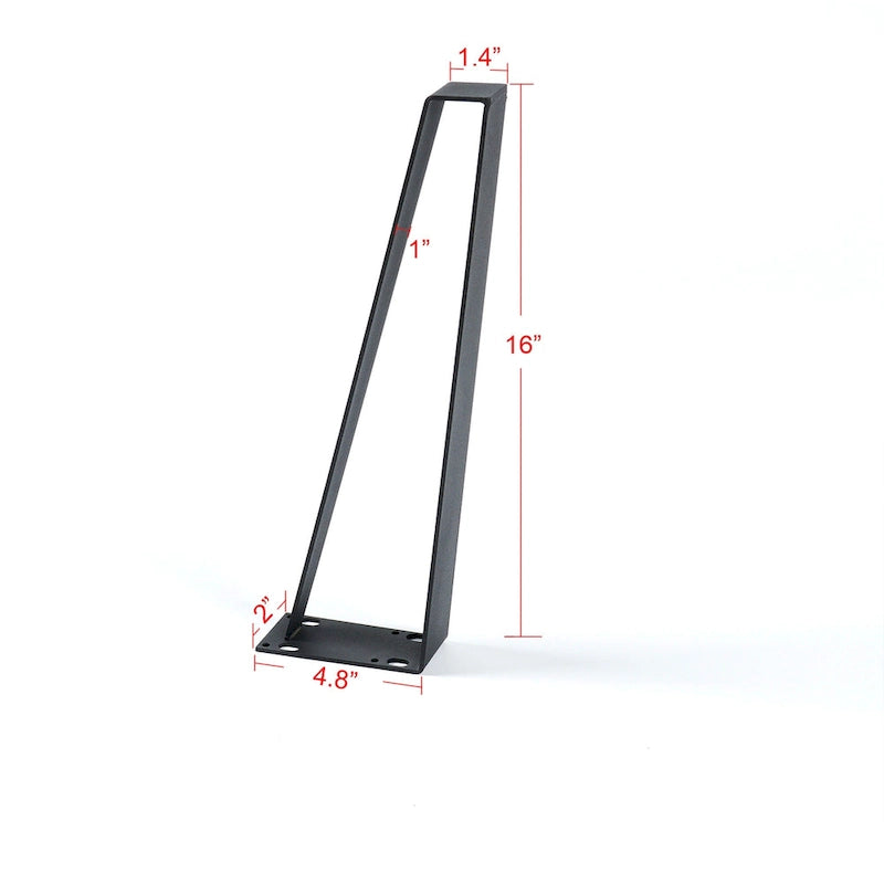 Home Soft Things Trapezoid Shape Table Legs - Set of 4 Pieces