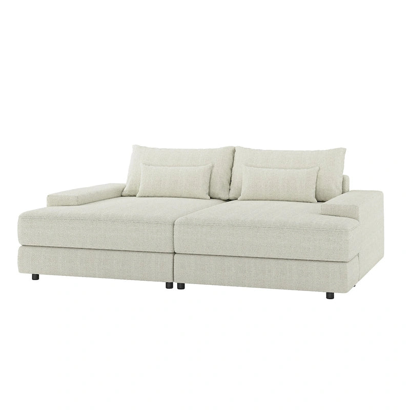 Conradus Modren Oversize 57 Deep Square Arm Sofa by HULALA HOME