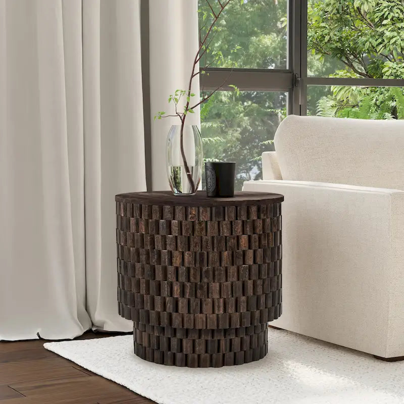 Classic Home Norwood 25 Round End Table - 25Wx25Dx23H