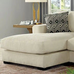 Kintra Contemporary Chenille Cushioned L-Shaped Sectional by Furniture of America