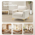 Pellebant Modern Upholstered Accent Armchair Club Chair