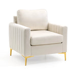 Pellebant Modern Upholstered Accent Armchair Club Chair