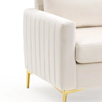 Pellebant Modern Upholstered Accent Armchair Club Chair