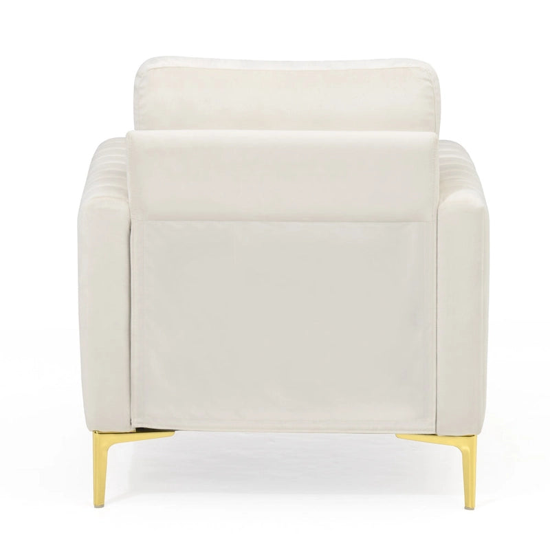 Pellebant Modern Upholstered Accent Armchair Club Chair