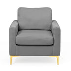 Pellebant Modern Upholstered Accent Armchair Club Chair