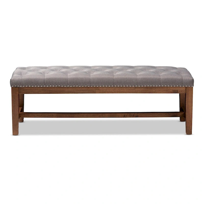 Contemporary Fabric Upholstered Bench by Baxton Studio